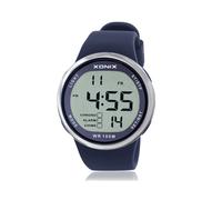 (Bracelet en silicone GJ006) Montre de sport XONIX Classics pour homme, étanche à 100 m, idéale pour