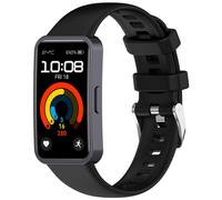 Bracelet en silicone liquide souple pour Huawei Band 9 et Band 8 Black
