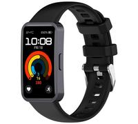 Bracelet en silicone liquide souple pour Huawei Band 9 et Band 8 Black