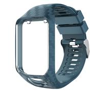 Bracelet en silicone parfaitement adapté pour TomTom Spark Cardio, compatible avec TomTom, résistant à l'usure, hypoallergénique et non toxique.