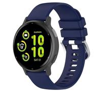 Bracelet en silicone pour Garmin Venu 4 41 mm Design liquide brillant avec boucle argentée, Eine Grösse, Silicone, Pas de pierre précieuse