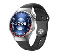 Bracelet en silicone pour Huawei Watch GT 6 Pro avec boucle inversée réglable Noir
