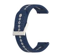 Bracelet en silicone pour Suunto 9 Peak Bleu/Gris