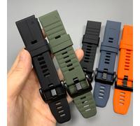 Bracelet en silicone QuickFit 22 26 mm pour Garmin Fenix 5 5X puls 6x 7 7X Pro Quatix 8 Fenix 8 pro 51 mm 47 mm Epix, bracelet de sport d'extérieur