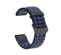 Bracelet en Silicone QuickFit 22mm 26mm, Pour Garmin Fenix 8 E 7 7X 6X Pro 5XPlus Epix Pro Gen 2 47mm 51mm/Enduro 3, bracelet de montre Correa(Midnight blue,22mm Fenix 7-Epix)