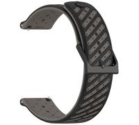 Bracelet en silicone respirant compatible avec Suunto Race 2 et Suunto Vertical, étanche et avec ajustement sûr pour le sport et les activités de plein air (gris)