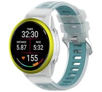 Bracelet en silicone respirant conçu pour Garmin Forerunner 570 42 mm/Vivoactive 6 5/Venu 2 Plus, bracelet de sport à dégagement rapide pour Approach S50 S44 S42 S40 S12, taille unique, Silicone, Pas