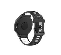 Bracelet en Silicone souple for Garmin Forerunner Series 220 230 235 620 630 735XT, Bracelet de montre de remplacement adapté for Garmin(3 Black N White)