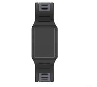 Bracelet en silicone souple pour Amazfit Helio-Strap, bracelet de sport conçu pour une utilisation prolongée et un maintien sûr (gris)