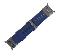 Bracelet en silicone souple pour Galaxy Watch Ultra 47 mm Bracelet de montre de sport pour Galaxy Ultra sans espace Bracelet à extrémité incurvée, Ultra 47mm