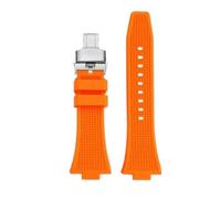 Bracelet en Silicone surélevé Compatible avec TISSOT PRX Super Player série T137.407/410 Bracelet de montre lumineux blanc for Bracelet for hommes