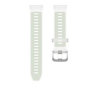 Bracelet en silicone translucide 22 mm, 20 mm, 18 mm, pour Garmin Forerunner 570, 265, 255, 165, 265S, Vivoactive 6, 5, 4, 4S, Venu 3S, 3, 2 Plus, vert clair, 18 mm
