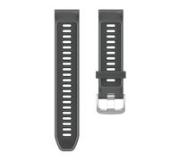 Bracelet en silicone translucide 22 mm, 20 mm, 18 mm, pour Garmin Forerunner 570, 265, 255, 165, 265S, Vivoactive 6, 5, 4, 4S, Venu 3S, 3, 2 Plus, noir, 22 mm