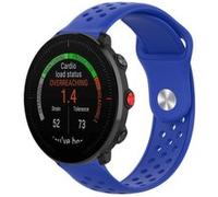 Bracelet en silicone Trous respirants de 22 mm bleu foncé pour votre POLAR Vantage M G