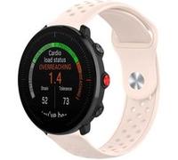 Bracelet en silicone Trous respirants de 22 mm rose clair pour votre POLAR Vantage M G