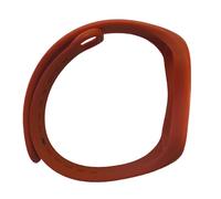 Bracelet en silicone universel iWear pour modèles de bracelets intelligents - SM6 SM7 SM8 / Xiaomi Mi Band 5 6 7 Rouge