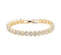 Bracelet en strass unique en or pour femme Bracelet en diamant pour femme Bracelet en diamant pour femme Bracelet de haute qualité pour fille Bracelet Montre Musique, taille unique, Acier allié, Pas
