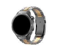 Bracelet en titane 22 mm Pour Huawei GT6 GT5 Pro GT4 46mm Ultimate, bracelet en métal Quick Pour Huawei Watch 5 GT3 Pro(Grey gold,22mm)
