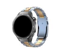 Bracelet en titane 22 mm Pour Huawei GT6 GT5 Pro GT4 46mm Ultimate, bracelet en métal Quick Pour Huawei Watch 5 GT3 Pro(Blue gold,For GT6 46MM)