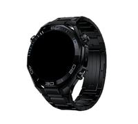 Bracelet en titane 22 mm Pour HUAWEI WATCH Ultimate2/1/Buds. Bracelet en métal Pour Huawei Watch 5 4/GT6 GT5 Pro GT4 3 2 46mm GT2e GT3 SE(Black,For GT6 46mm)