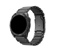 Bracelet en titane 26 mm à fixation rapide Pour Garmin Fenix Fenix 8 7X Pro Tactix7 EPIXPro 51mm Enduro 3 2 Instinct 2X 50mm et bracelet en métal 50mm.(Black black,26mm(Fenix 8 51mm))