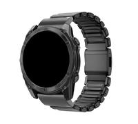 Bracelet en titane 26mm Pour Garmin Watch Fenix 8 7X Pro Tactix7 EPIXPro 51mm Enduro 3 2 Instinct 2X 50mm Bracelet(Black black,26mm(Fenix 6X/6XPro))