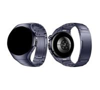 Bracelet en titane à dégagement rapide Pour Huawei Watch 5 46mm bouton spécialisé bande métallique remplacement du Bracelet d'affaires(Blue purple)