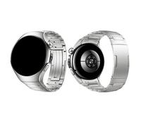 Bracelet en titane à dégagement rapide Pour Huawei Watch 5 46mm bouton spécialisé bande métallique remplacement du Bracelet d'affaires(Silver)