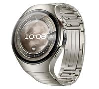 Bracelet en Titane pour Huawei Watch 5 46mm, Revêtement DLC, Fermoir Pliant, Léger, Antirrayures, Design Modulaire pour Huawei Watch 5 46mm pour Homme Femme Affaires Loisirs
