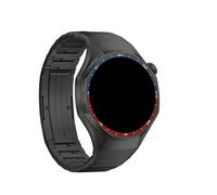 Bracelet en titane Pour Huawei Watch GT 6 Pro 46mm, bouton à dégagement rapide, Band spécialisé Pour GT6Pro, bracelet de remplacement en métal(Black)