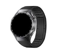 Bracelet en titane sans espace Pour Huawei Watch GT6 Pro, démontage rapide par bouton-poussoir, compatible avec Pour Huawei Watch GT6 Pro 46mm(Black)