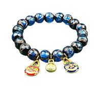 Bracelet en verre Scorpion, spécialement conçu pour les couples, bracelet personnalisé avec perles femmes, un cadeau pour hommes et femmes, avec de belles bénédictions. (bracelet en perles 9)