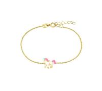 Bracelet Enfant Or Jaune Licorne Laquée