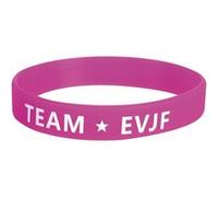 Bracelet enterrement de vie de jeune fille rose Team EVJF (x6) REF/66605 - ptit clown rose G