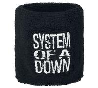 Razamataz Bracelet éponge unisexe System Of A Down - Noir - 80% coton, 12% élasthanne, 8% polyester