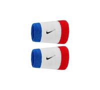 Bracelet eponge large x2 nike swoosh classic bleu blanc rouge