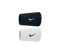 Bracelet eponge large x2 nike swoosh classic noir blanc
