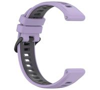Bracelet ergonomique confortable et flexible en silicone 970 résistant aux chocs, ceinture anti-transpiration anti-crevaison adaptée aux bandes en silicone résistantes aux chocs, Boucle noire violette