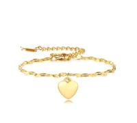 Bracelet EROS en maille fantaisie avec un coeur