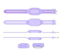 Bracelet étanche en silicone pour Samsung Galaxy SmartTag 2, optimisé pour la résistance à la transpiration et la stabilité à l'usure (Rose (Violet (Q116))