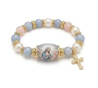 Bracelet extensible cadeau pour femme, maman, amies, bénédictions du printemps 2026, bracelet de perles, bracelets de bénédictions printanières, bijoux cadeau, A, Métal, Pas de pierre précieuse