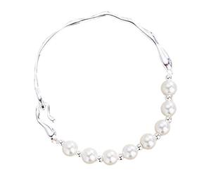 Bracelet extensible en argent et jade vert - Bracelet extensible en perles naturelles - Bracelet réglable pour porter chance, richesse, bonheur, taille unique, Cuivre, Pas de gemme