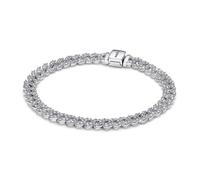 Pandora Bracelet Timeless Pavé en argent sterling zircones cubiques transparentes 16 cm