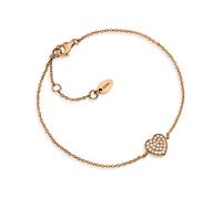 Bracelet Femme AMEN BRHR 925% D'argent Gold Rose Coeur