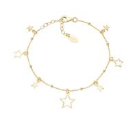 Bracelet Femme AMEN BRMSTVG1 925% D'argent d'Or Etoiles
