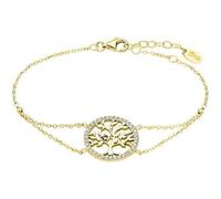Bracelet Femme Arbre De Vie Plaqué Or - Lotus Silver - LP1746-2/3