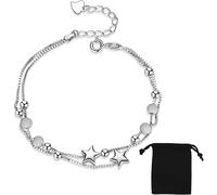 Bracelet Femme Argent 925 Trois Vies Et Trois Mondes Bracelets Idées De Cadeaux Femme D'anniversaire Pour Les Cadeau Pour S?Urs Mère Femme Fille