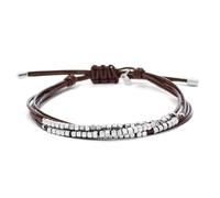 Bracelet Femme - FOSSIL - JOYERIA FASHION JA6379040 - Marron - Argent - Acier inoxydable