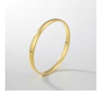 Bracelet - Femme - Jonc - Rond - Lisse - Plaqué Or Jaune 750/1000 - 3 Microns - 66 mm