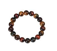 Bracelet Femme Pierre Naturelle, Naturel Tricolore Oeil De Tigre Pierre Bracelet Charme Pierres Précieuses Perles Bracelet Yoga Chakra Guérison Cristal Bracelet Équilibre Bracelet Extensible BRAC